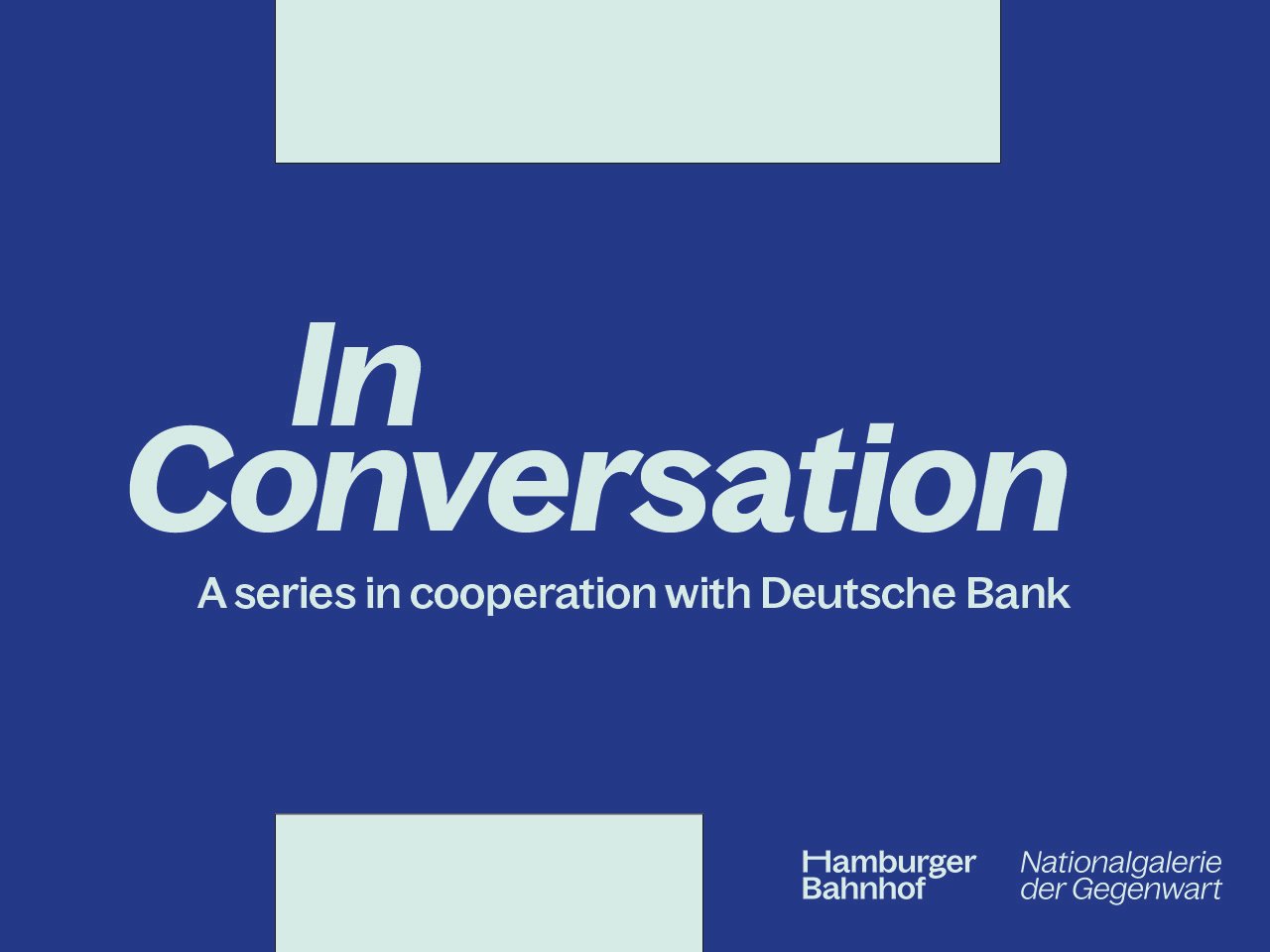 In conversation a series in cooperation with deutsche bank